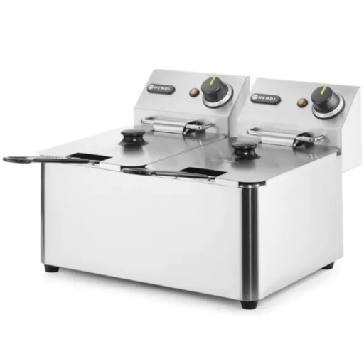 Frytownica dwukomorowa Hendi 205846 8 l 6000 W