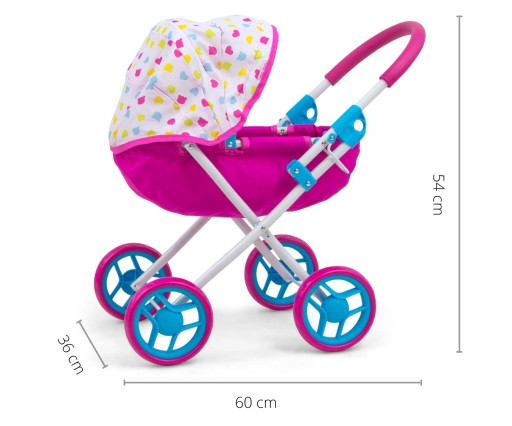 Dori Candy Milly Mally глубокая игрушечная кукольная коляска с люлькой
