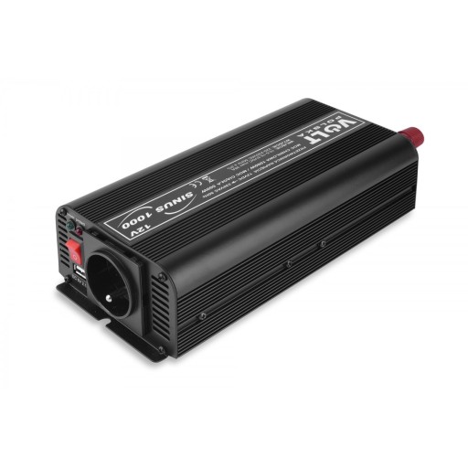 PRZETWORNICA NAPIĘCIA CZYSTY SINUS 12V 230V 1000W