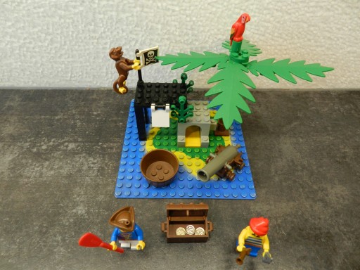 Lego 6260 Пиратский остров кораблекрушения* пираты *остров *1989 *100%