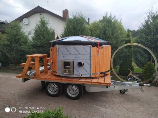 Balia ogrodowa 2,25m ruska bania jacuzzi basen