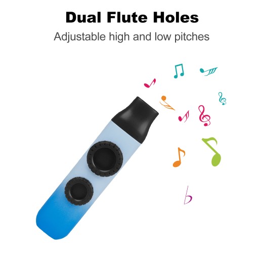 Флейта Kazu с двойным отверстием для флейты Kazoo Dual Flute