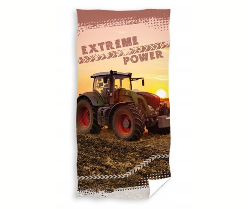 ТРАКТОР Пляжное банное полотенце 70x140