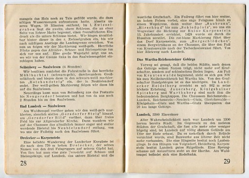 КЛОДЗКО и ОКРЕСТНОСТИ / Grafschaft GLATZ :: путеводитель: 1932 г.