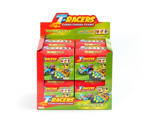 АВТОМОБИЛЬ T-RACERS GLOW RACE SERIES 4 С ФИГУРКОЙ