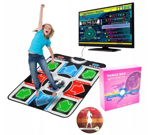 ПОДАРОЧНЫЙ ТАНЦЕВАЛЬНЫЙ КОВРИК ДЛЯ DANCE TV TV PL