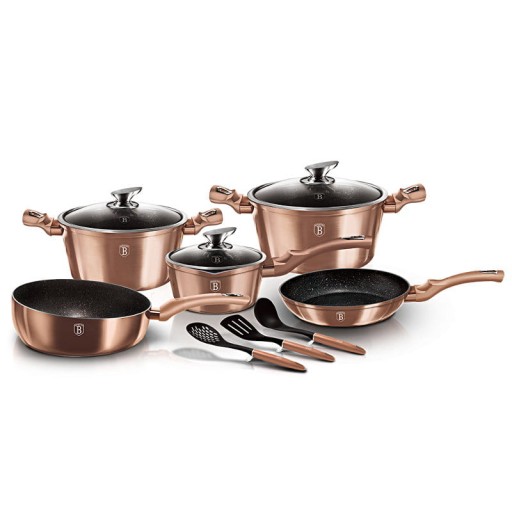 ГОРШКИ 11 ЭЛЕМЕНТОВ BERLINGER HAUS ROSEGOLD BH-6160