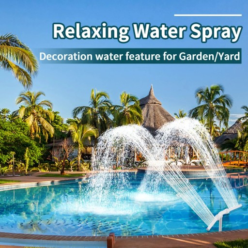 Фонтан для бассейна Dual Spray 2в1, белый