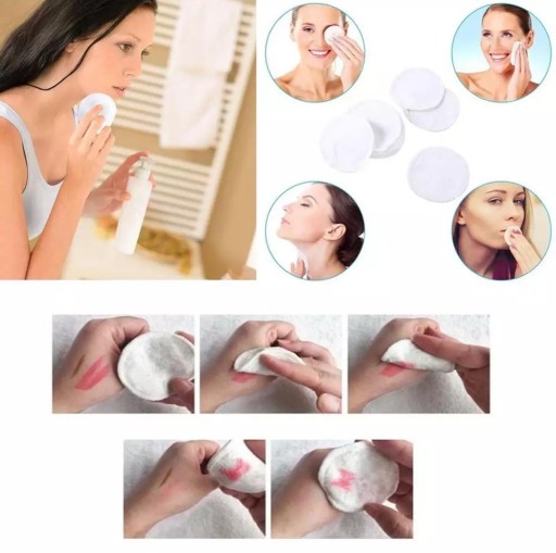 ECO WHITE многоразовые бамбуковые косметические ватные диски