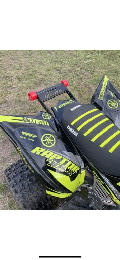 ПОРУЧКА БАМПЕР ЗАДНИЙ БАМПЕР Yamaha Raptor 700 700R НАДПИСИ по бокам и по центру