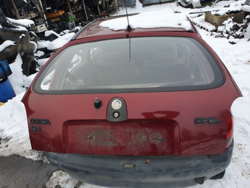 заднее боковое стекло, 3-дверная версия, СПРАВА Opel Corsa B 98-01