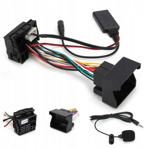 12-контактный аудиокабель Bluetooth AUX-IN