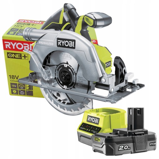 RYOBI PILARKA TARCZOWA BEZSZCZOTKOWA R18CS7 + 2Ah