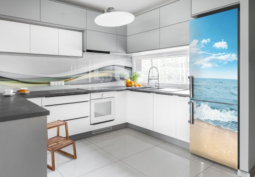 Magnes Tapeta na lodówkę Plaża i morze 60x180