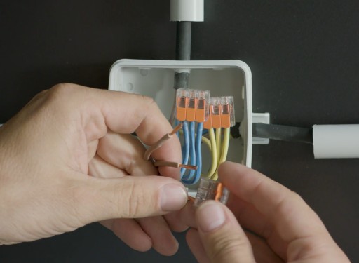 SZYBKOZŁĄCZKA ZŁĄCZKA WCISKANA 3-PRZEWODOWA NA DRUT 3x2,5mm² ORNO 100 SZTUK