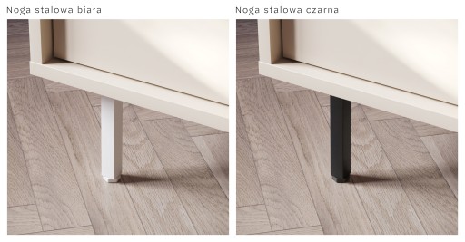 KONSOLA KOMODA POJEMNA TOALETKA SZUFLADA STALOWE NOGI RANT 80CM KS1 SIGI