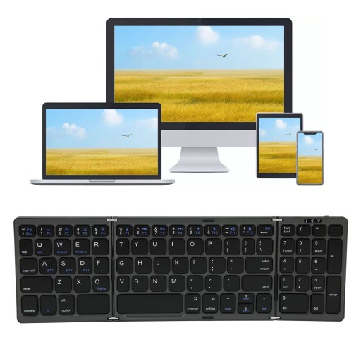 СКЛАДНАЯ БЕСПРОВОДНАЯ BLUETOOTH-КЛАВИАТУРА B089
