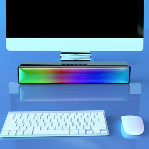 Компьютерный динамик Bluetooth 5.1 с динамическим RGB-аудио
