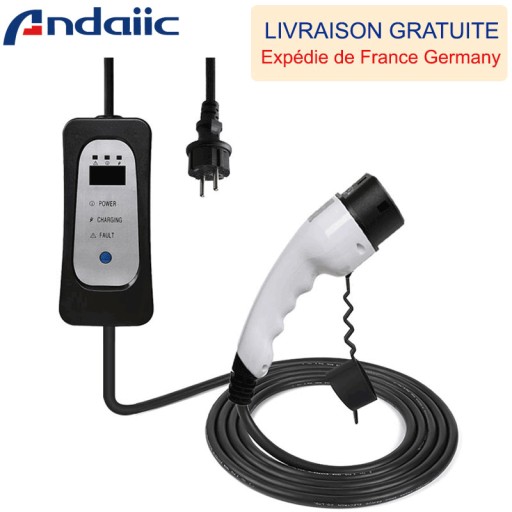 Автомобильное зарядное устройство ANDAIIC EV 16A TYP2 10 м