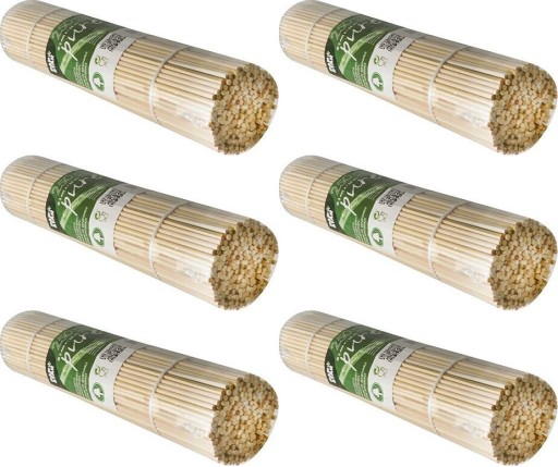 Шампуры Papstar Pure бамбуковые 25см 250 шт х6