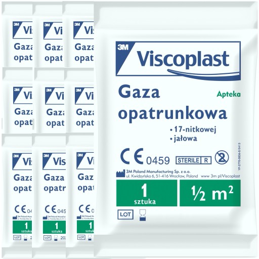10 шт. СТЕРИЛЬНЫЕ МАНОМЕТРЫ VISCOPLAST 0,5 м