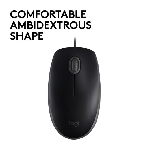 Logitech B110 Бесшумная оптическая проводная мышь