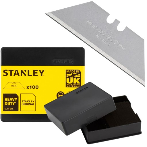 STANLEY BLADE 11-921 ТРАПЕЦЕИДАЛЬНЫЙ ДЛИННЫЙ 100 шт.