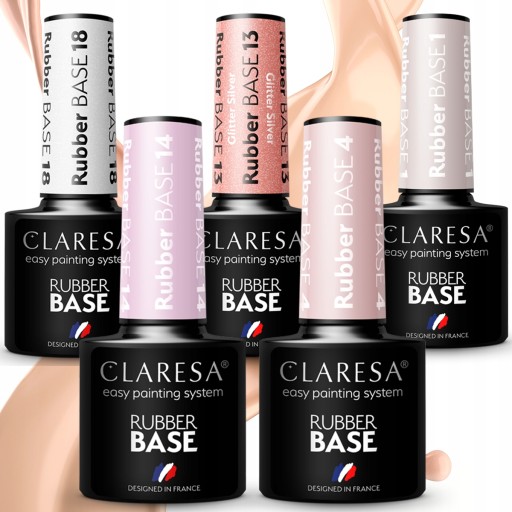 Гибридный лак 3+2 CLARESA RUBBER RUBBER BASE
