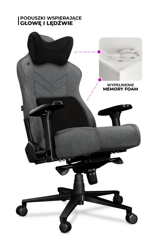 YUMISU 2053 Cloud Black офисное игровое кресло