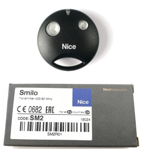 Пульт дистанционного управления NICE SMILO SM2, новый оригинальный аккумулятор ОПТОМ