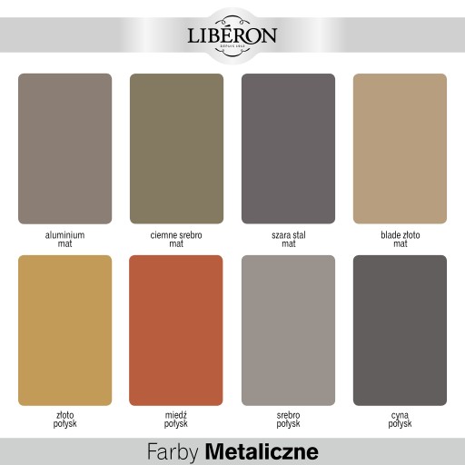 Краска Libéron Matt Aluminium Metallic 0,5л