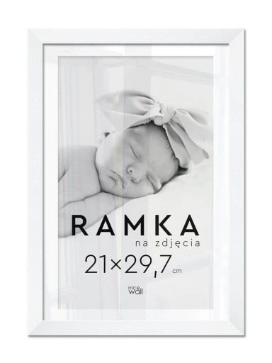 Ramka na zdjęcia A4 21x29,7 cm Biała