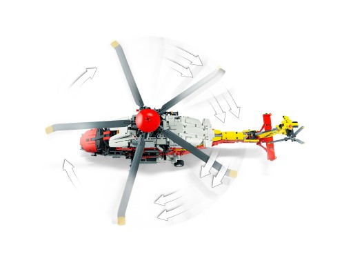 LEGO Technic 42145 — Спасательный вертолет Airbus