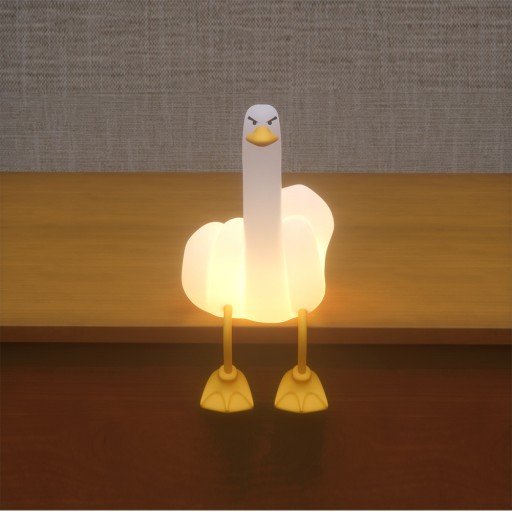 Ночная лампа Finger Duck балует ваши глаза ночью.