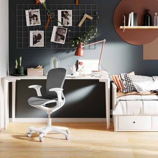 fotel dziecięcy do biurka czarny ergonomiczny Spacetronik XD SPC-XD02B