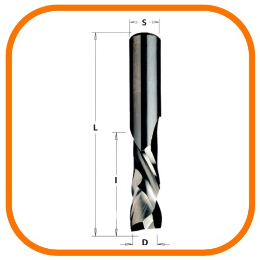 FREZ CHWYTOWY (DUAL CUT) Z2 VHM FC2 6 x 24 / 80