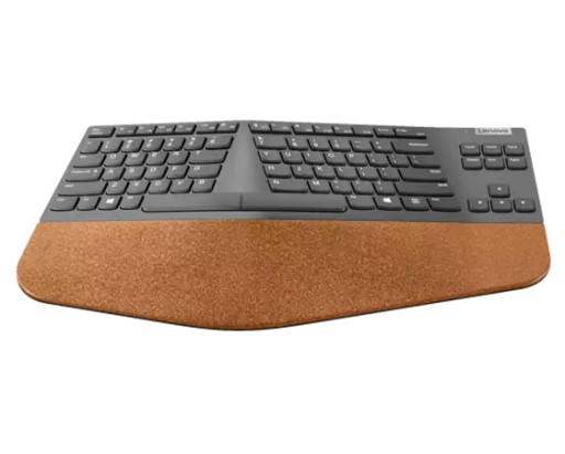Klawiatura Lenovo Go Split grafitowa/korek naturalny