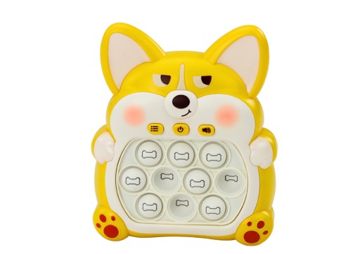 Аркадная игровая консоль Pop-It Lisek 7 игровых режимов Желтый