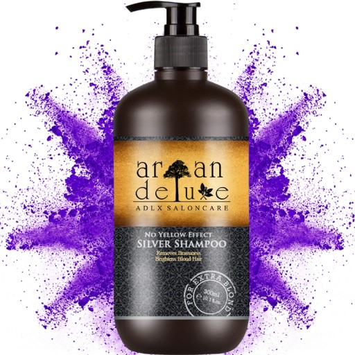 Окрашивающий шампунь Argan de Luxe для седых блондинок