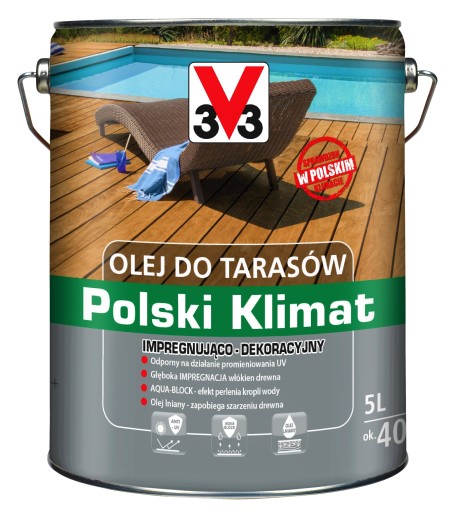 V33 TERRACE OIL 5L, ПРОЗРАЧНОЕ 3V3