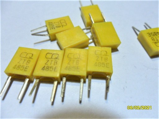 Rezonator ceramiczny ZTB 485E (485KHz) - 9 szt