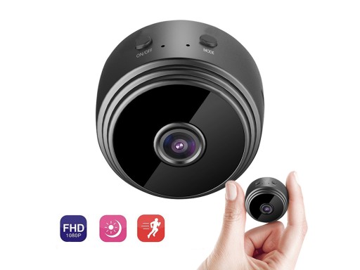 Мини-беспроводная WIFI-камера Full HD 1080P с обнаружением движения, поддержка SD-карт
