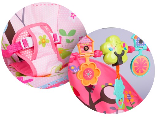 ДЕТСКОЕ ВЕДРО, КАЧАЛКА, ЛЮЛЬКА, ВИБРАЦИИ, МУЗЫКА 3в1 RICOKIDS