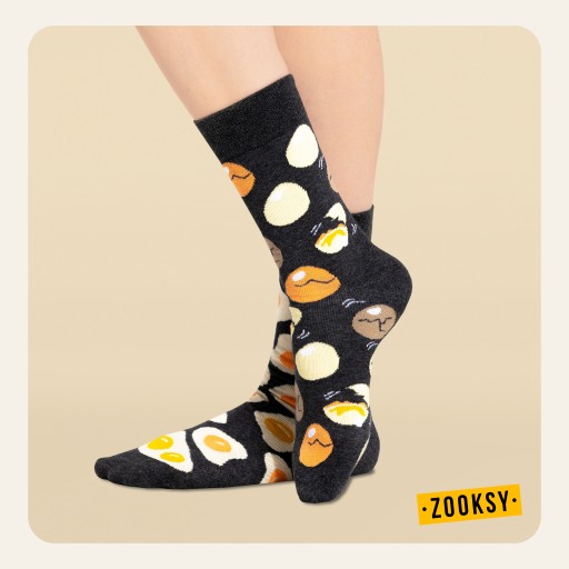 Детские хлопковые забавные пасхальные подарочные носки, цвет 30-35 ZOOKS
