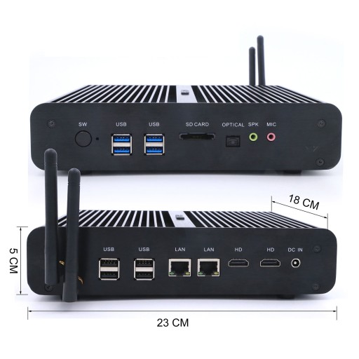 Komputer przemysłowy X29C i5-5200U RS232 8/240GB