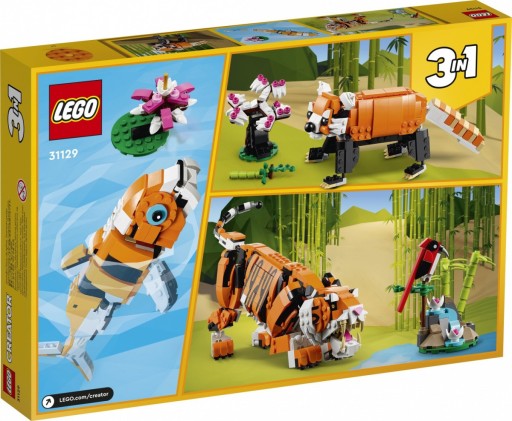 LEGO Creator 3w1 31129 - Majestatyczny tygrys