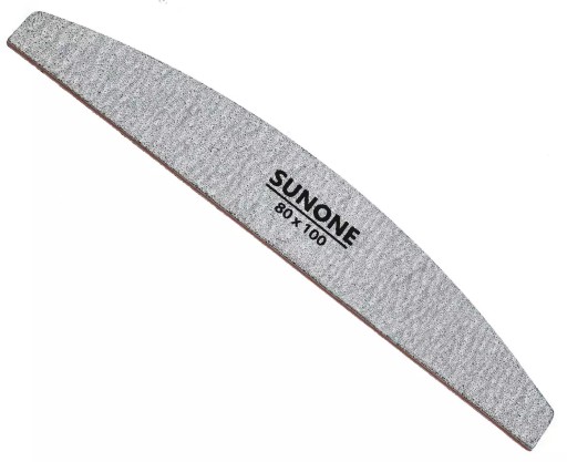 Пилочка для ногтей SUNONE Zebra BOAT 80/100