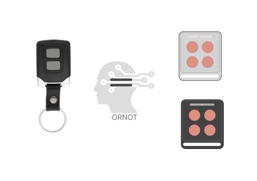 Замена пульта MINI для NICE HOME ECCO5 от ORNOT