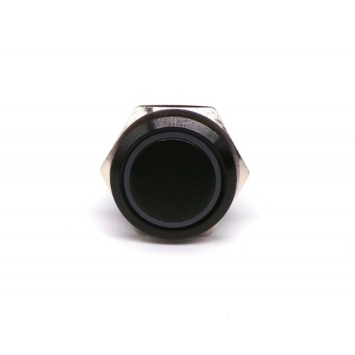 Przycisk zatrzaskowy On/Off LED 18mm Biały