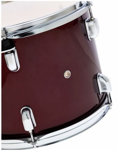 12x9 Focus Tom Tom Red в цвете Poplar Chrome Millenium